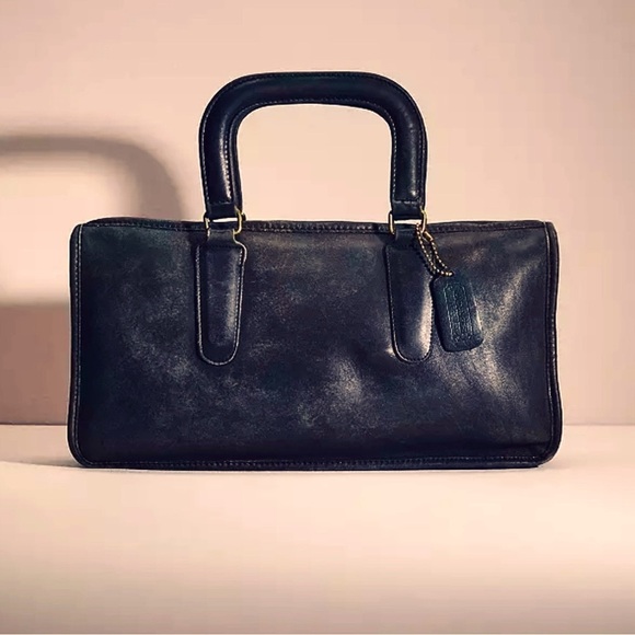 COACH Vintage Bonnie Cashin Slim Leather Bag Clutch, black - Picture 2 of 10